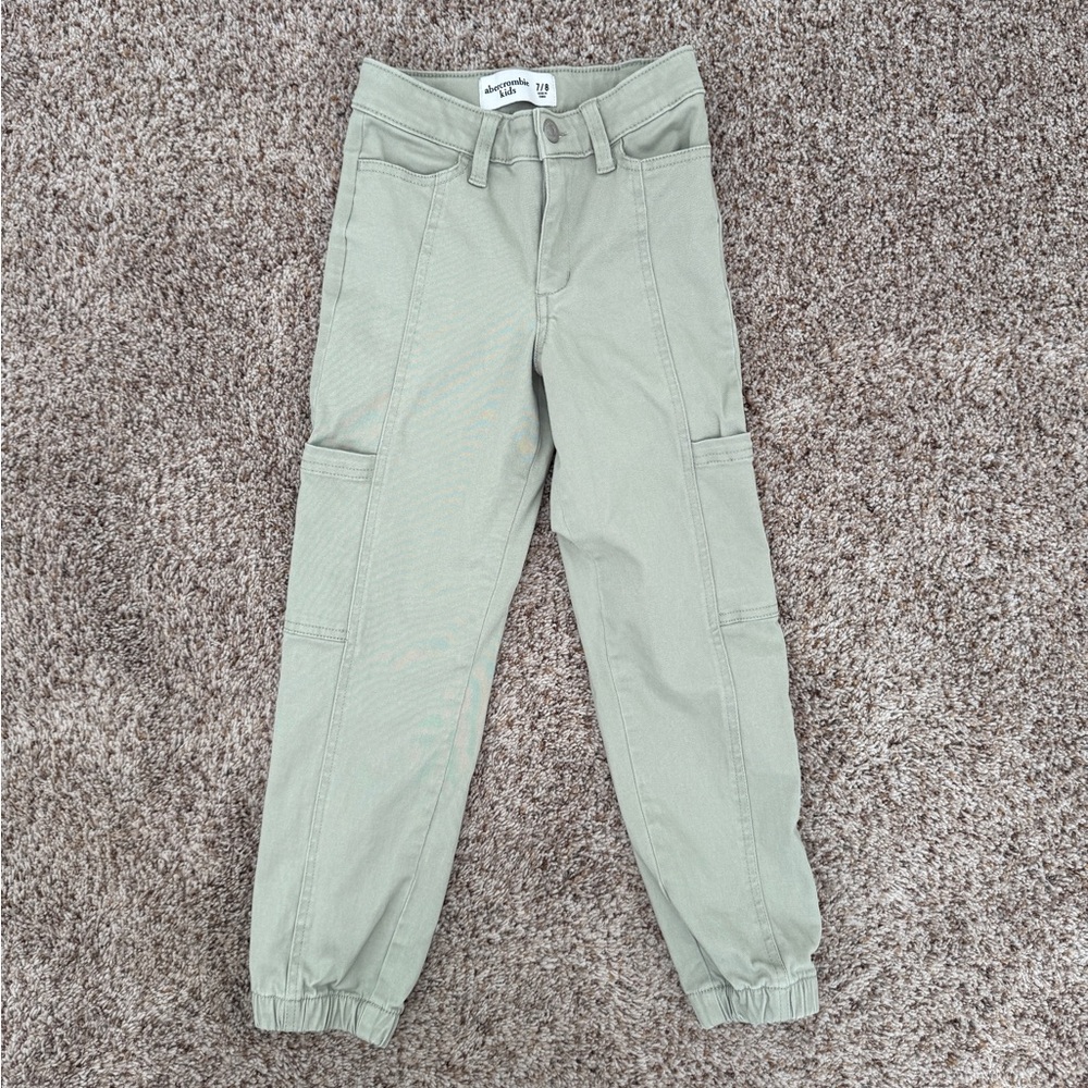 Abercrombie Girl’s Cargo/Utility Style Joggers - Size 7-8